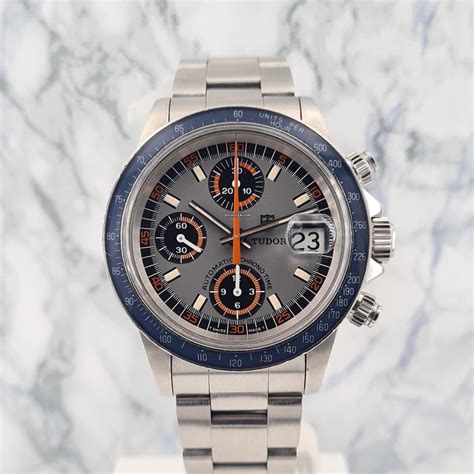 Tudor Big Block Chronograph Monte Carlo Grey Dial 9420/0 